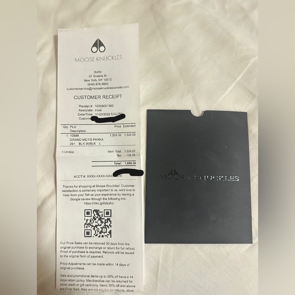 Moose Knuckles GOLD SERIES GRAND METIS PARKA Size L - Picture 15 of 16